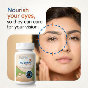 NUTRANEXT® Opticare l 20+ eye vitamins & combination of antioxidants | Overall eye health, protecting eyes, Blue-Light, Glare Sensitivity & Digital Guard Formula | 90 Veg. tablets