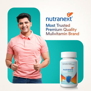 NUTRANEXT® Immucare | Cow Colostrum Nutritional Supplement for Gut Health, To Build Immunity & Overall Health | 60 Veg. Capsules