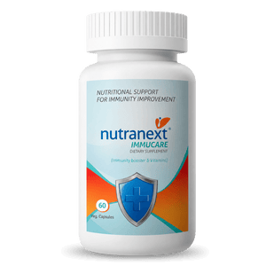 NUTRANEXT® Immucare | Cow Colostrum Nutritional Supplement for Gut Health, To Build Immunity & Overall Health | 60 Veg. Capsules