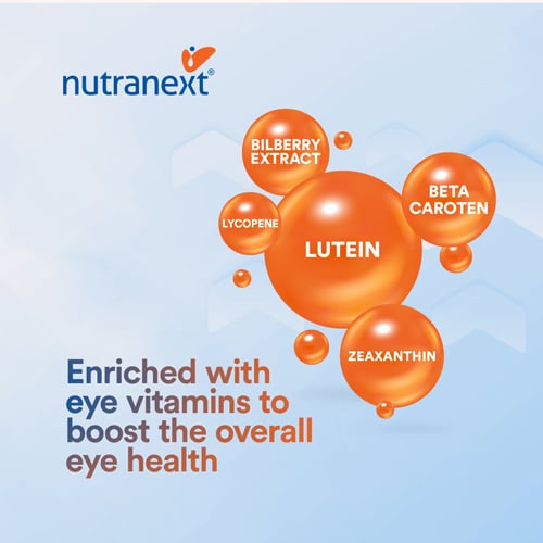 NUTRANEXT® Opticare l 20+ eye vitamins & combination of antioxidants | Overall eye health, protecting eyes, Blue-Light, Glare Sensitivity & Digital Guard Formula | 60 Veg. tablets