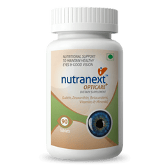 NUTRANEXT® Opticare l 20+ eye vitamins & combination of antioxidants | Overall eye health, protecting eyes, Blue-Light, Glare Sensitivity & Digital Guard Formula | 90 Veg. tablets