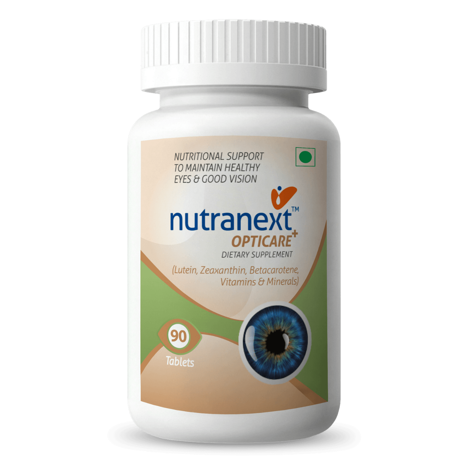 NUTRANEXT® Opticare l 20+ eye vitamins & combination of antioxidants | Overall eye health, protecting eyes, Blue-Light, Glare Sensitivity & Digital Guard Formula | 90 Veg. tablets