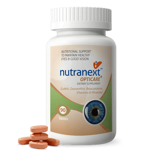 NUTRANEXT® Opticare l 20+ eye vitamins & combination of antioxidants | Overall eye health, protecting eyes, Blue-Light, Glare Sensitivity & Digital Guard Formula | 90 Veg. tablets