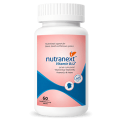 Nutranext® Vitamin B12 Plus | Vitamin B12 Feel Energized and Radiant Every Day | 60 Mouth dissolving tablets | Strawberry Flavor