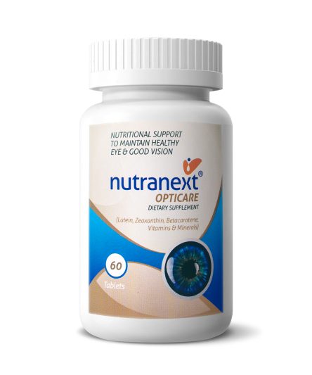 NUTRANEXT® Opticare l 20+ eye vitamins & combination of antioxidants | Overall eye health, protecting eyes, Blue-Light, Glare Sensitivity & Digital Guard Formula | 60 Veg. tablets