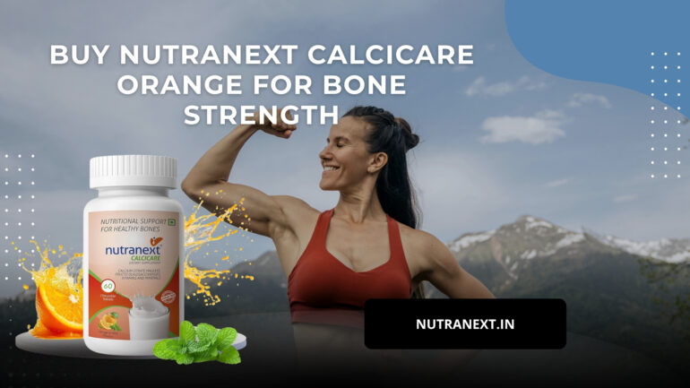 Buy Nutranext Calcicare Orange for Bone Strength: Calcium Chewables India & Joint Support Tablets